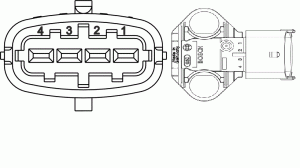 разъем датчика масла
